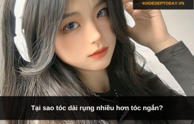 Tại sao tóc dài rụng nhiều hơn tóc ngắn?